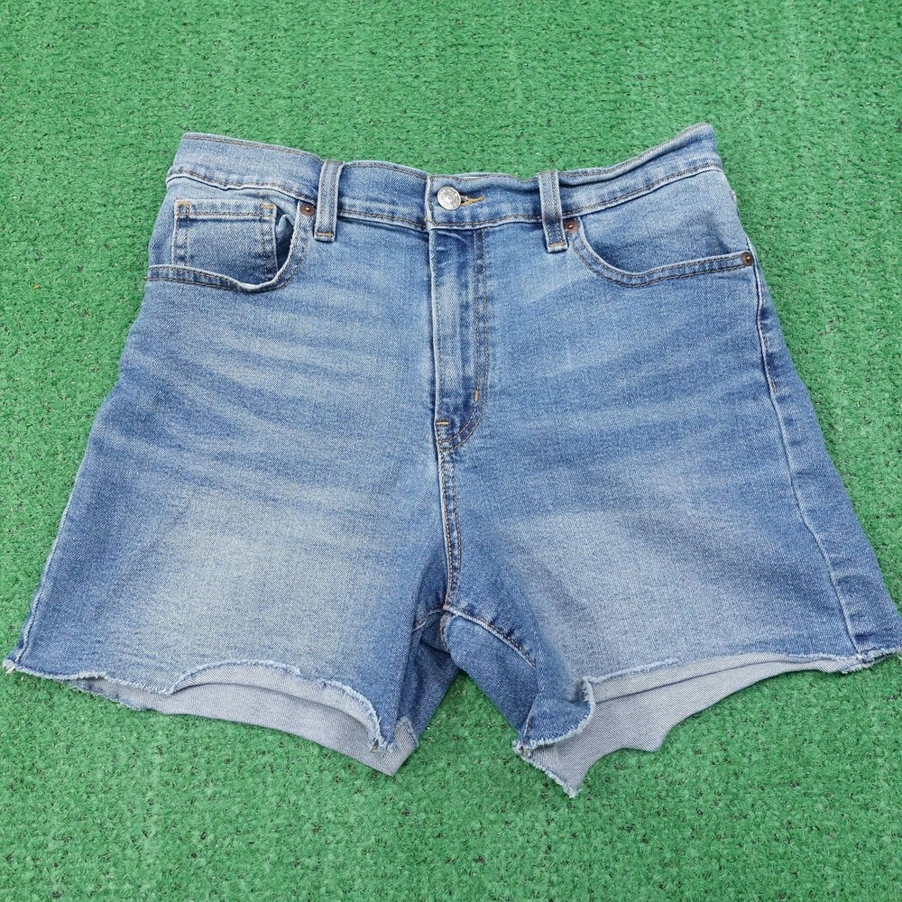 Denizen From Levi's Cut-Off Shorts Womens Size 6 Blue Denim‎ Vintage High Rise